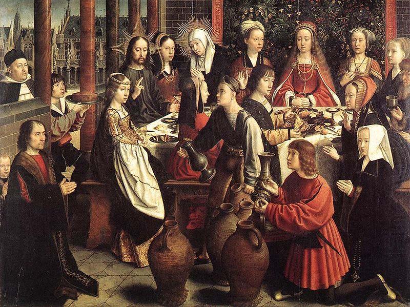 Gerard David The marriage at Cana china oil painting image